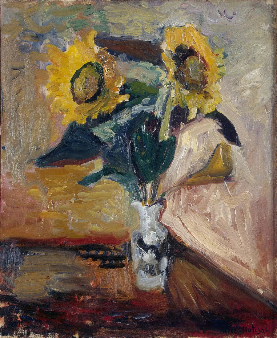 Solsikker vase - Henri Matisse
