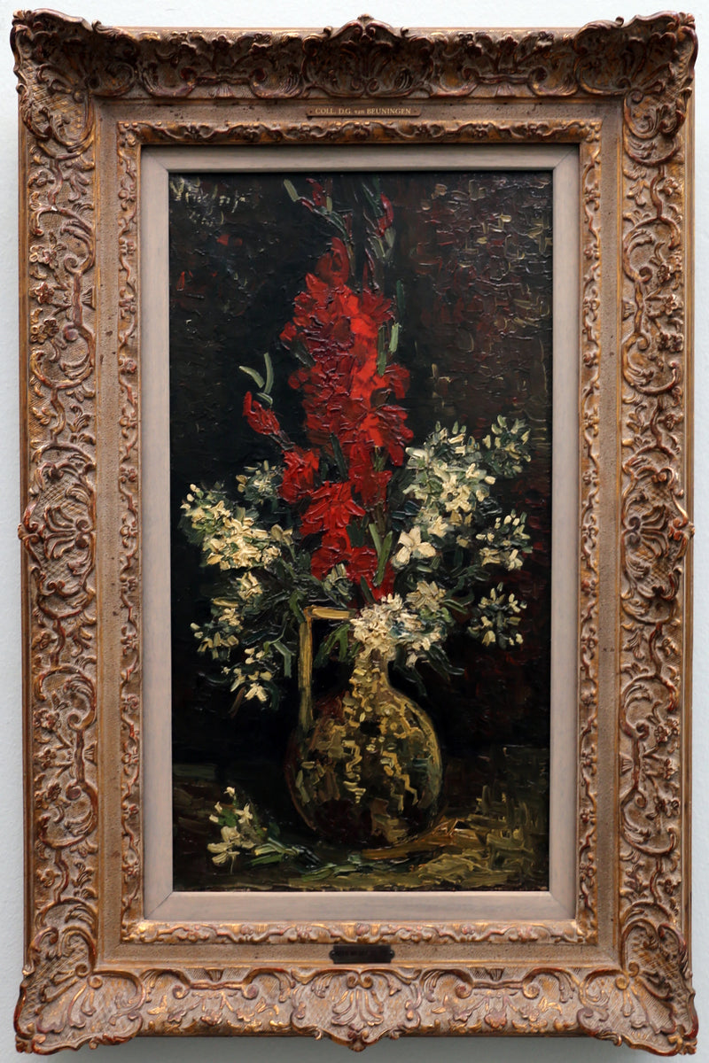 Vase med røde og hvite blomster - Vincent van Gogh