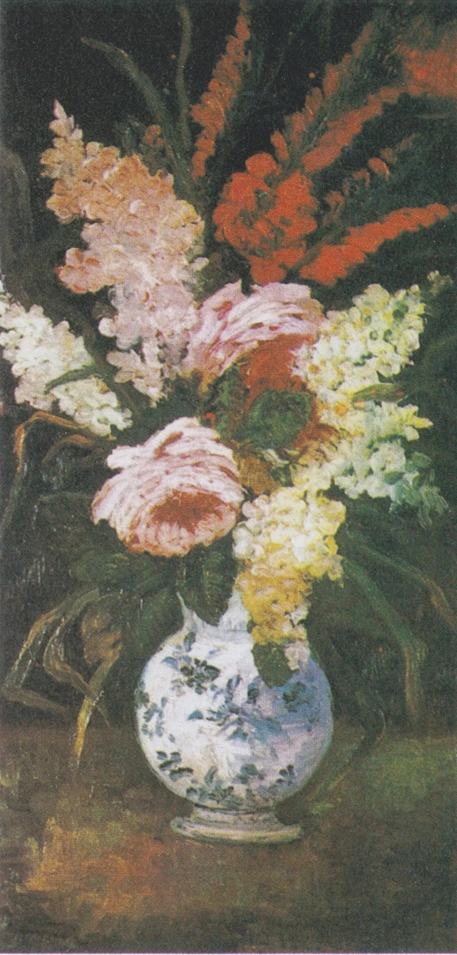 Vase med gladioler og syriner - Vincent van Gogh