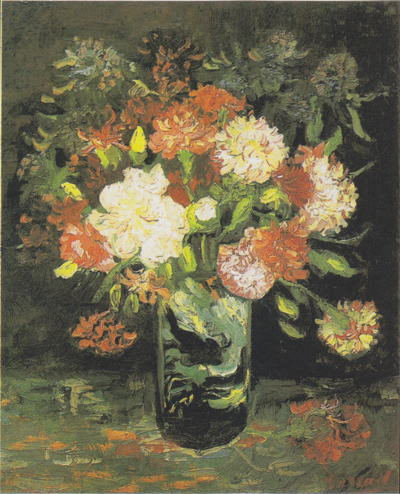 Vase med nellik - Vincent van Gogh