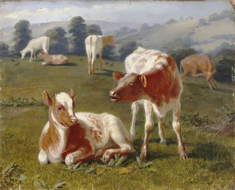Okser i en eng - Briton Rivière

Source:
Veaux dans un pré - Briton Rivière