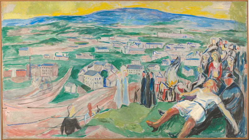 Nattvakt i midten av sommeren - Edvard Munch