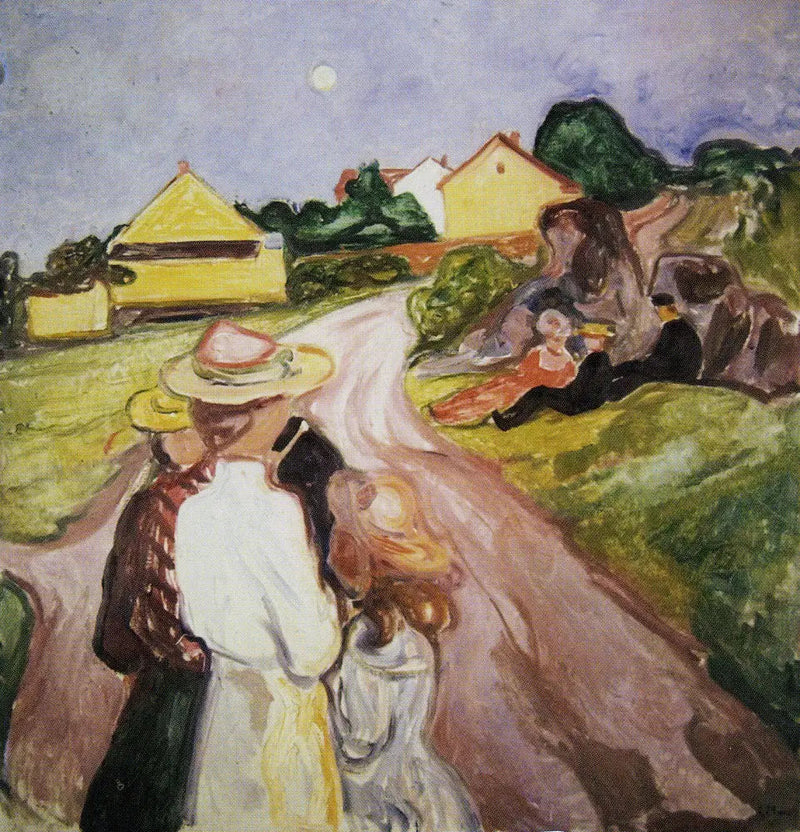 Nattvakt i midten av sommeren - Edvard Munch