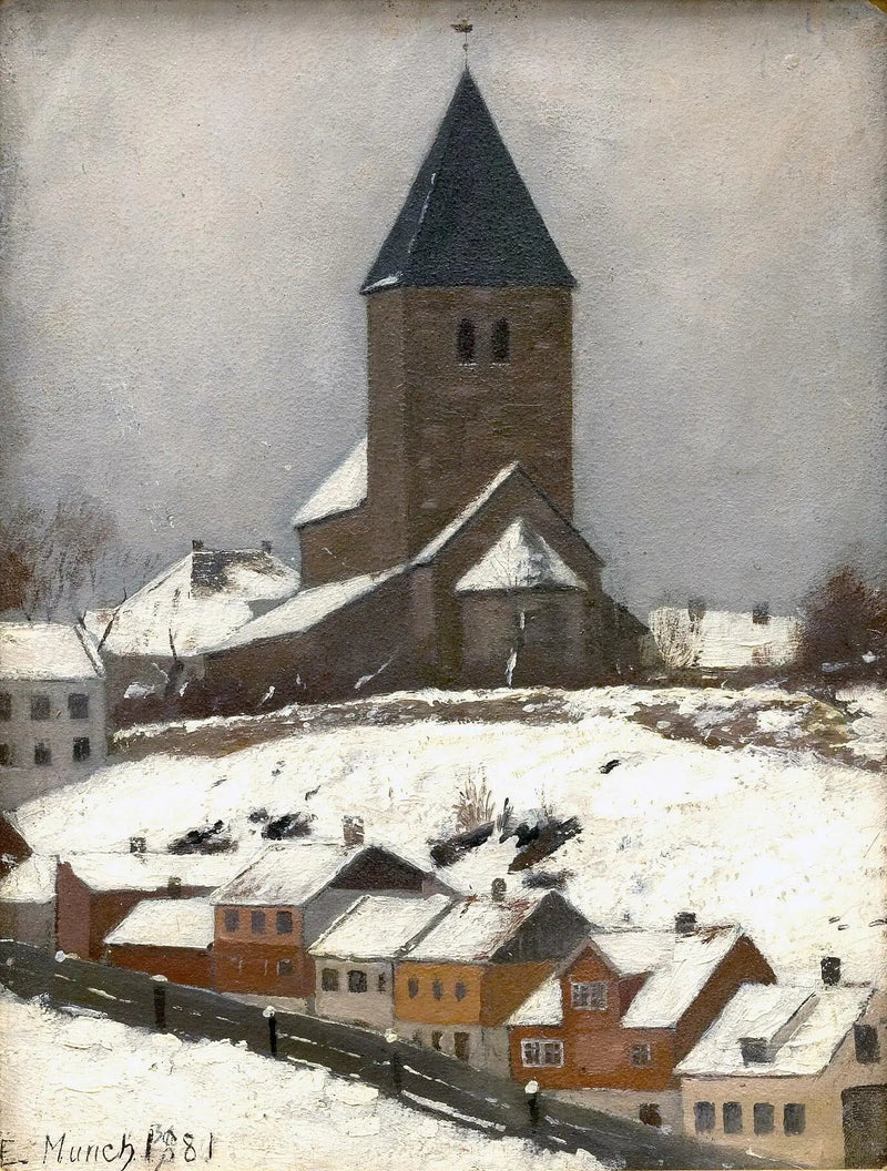 Vakt Kirke i Aker - Edvard Munch