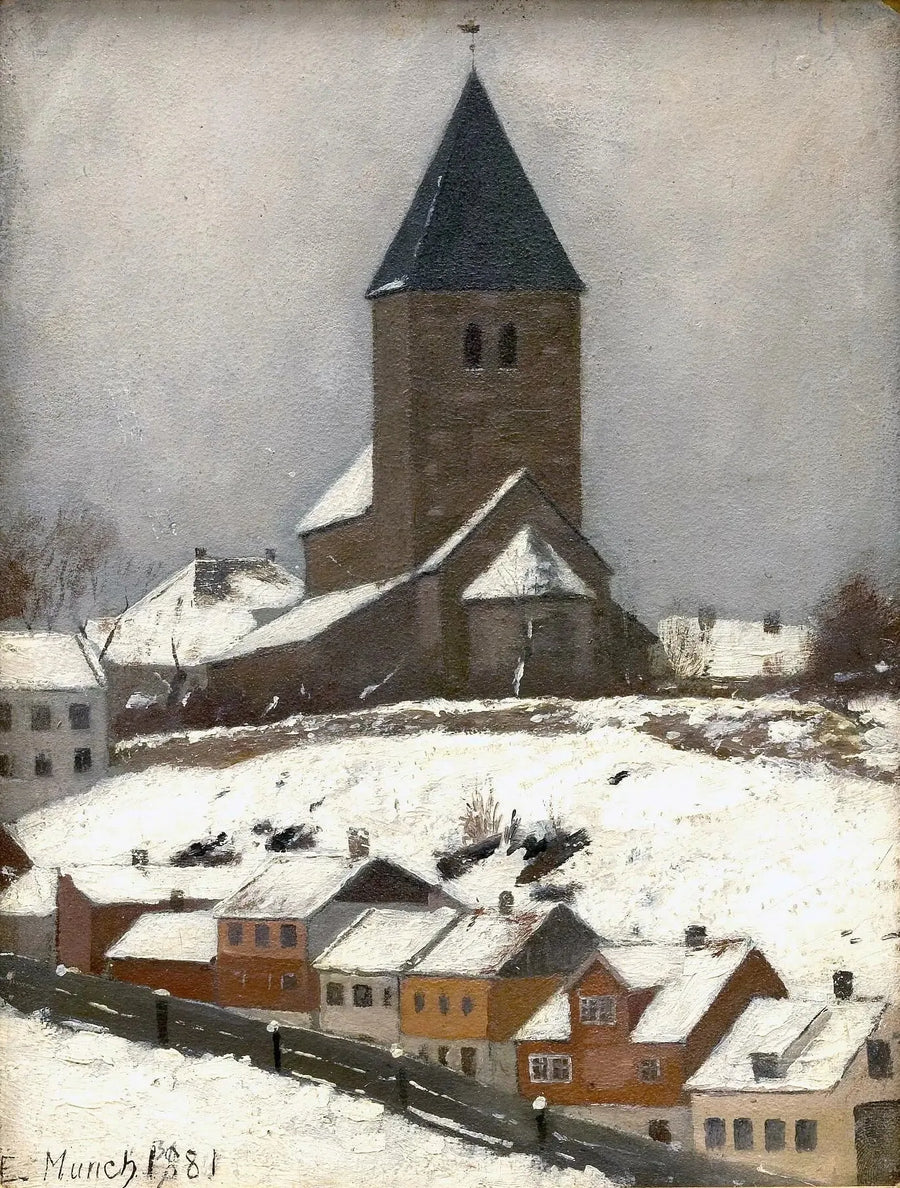 Vakt Kirke i Aker - Edvard Munch