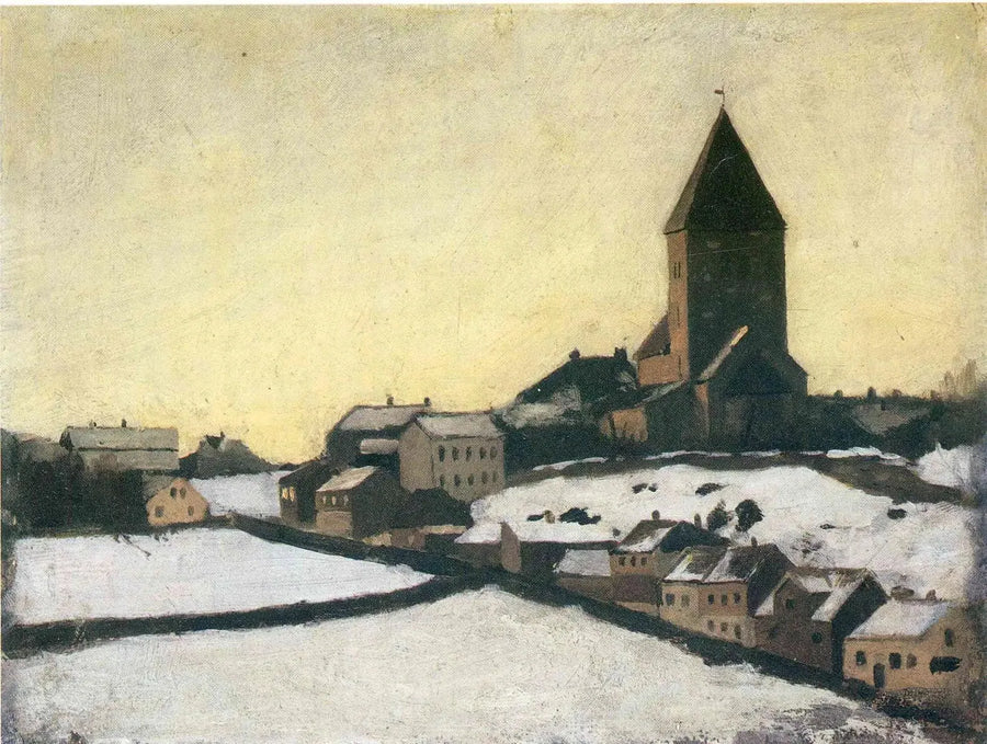 Vakt Kirke i Aker - Edvard Munch