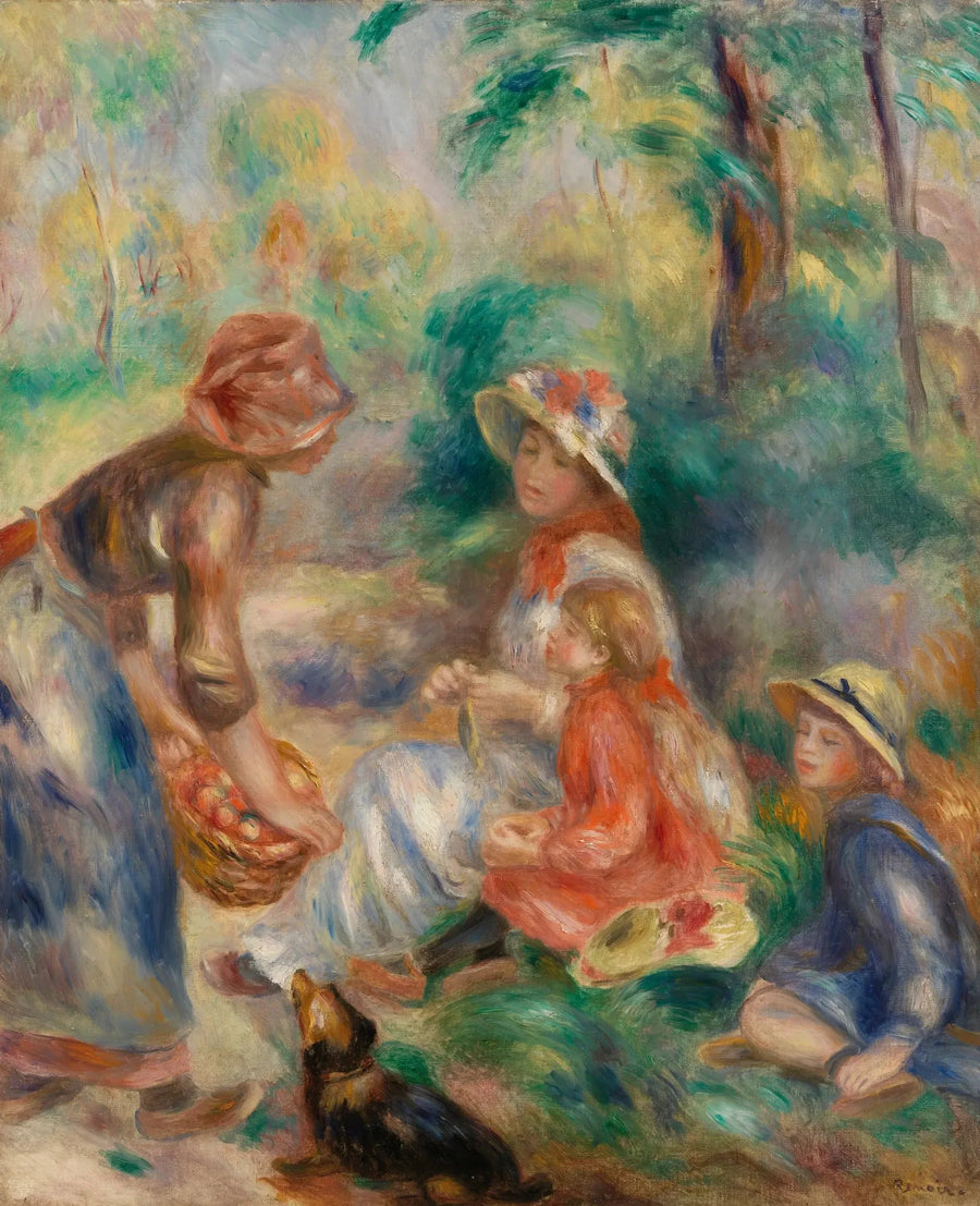 Eplehandleren (Eplehandleren) - Pierre-Auguste Renoir