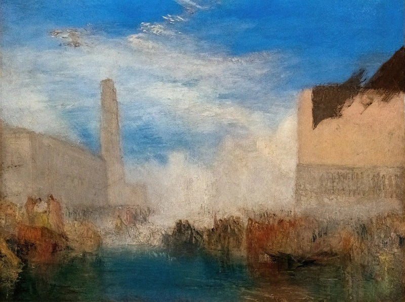 Venezia, Piazzetta med seremonien til Dogen som gifter seg med havet - J. M. W. Turner