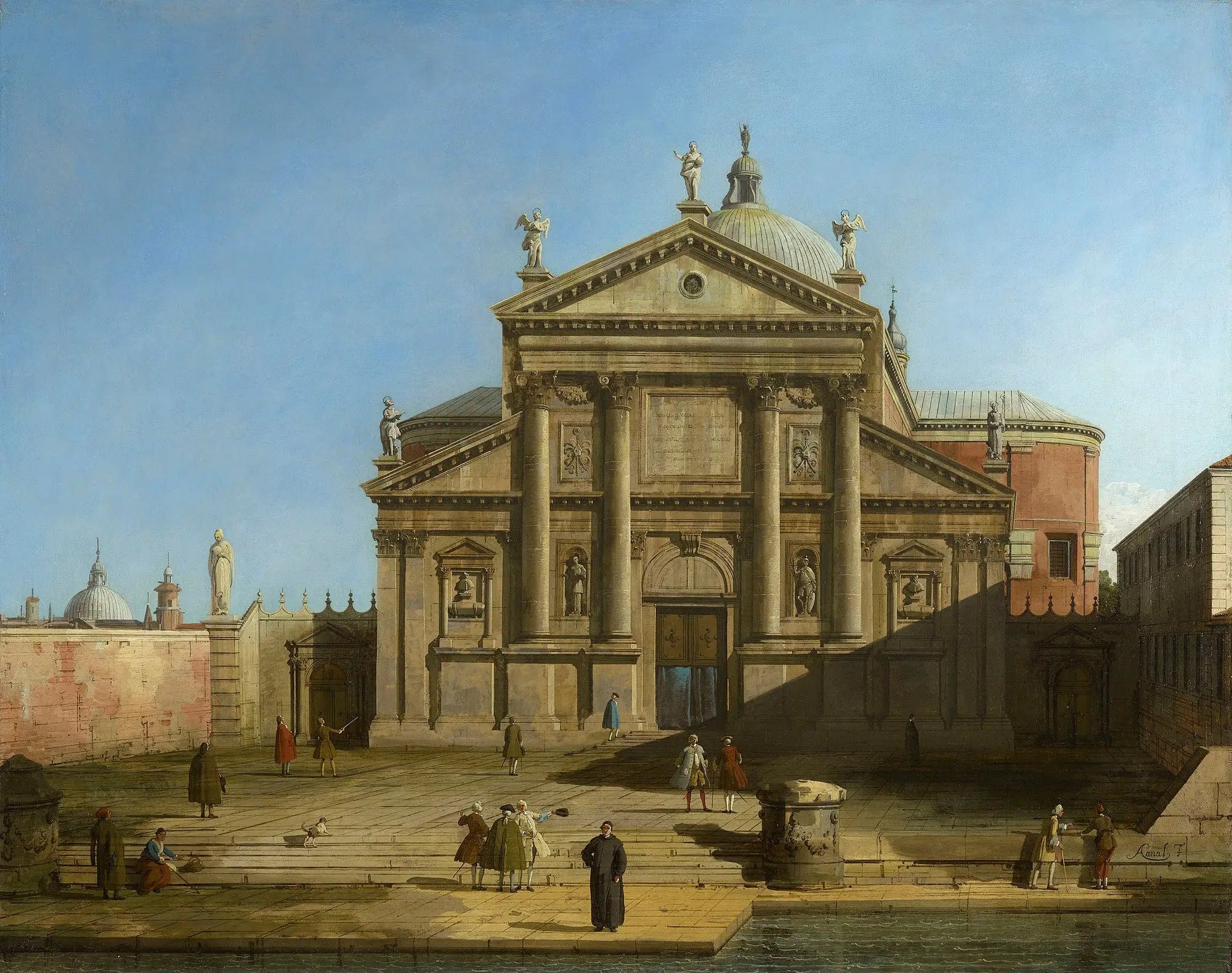 Venise: Capriccio de San Giorgio Maggiore - Canaletto - Alpha Reproduction