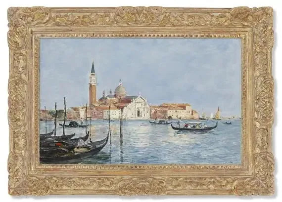 Venezia, kirken San Giorgio - Eugène Boudin