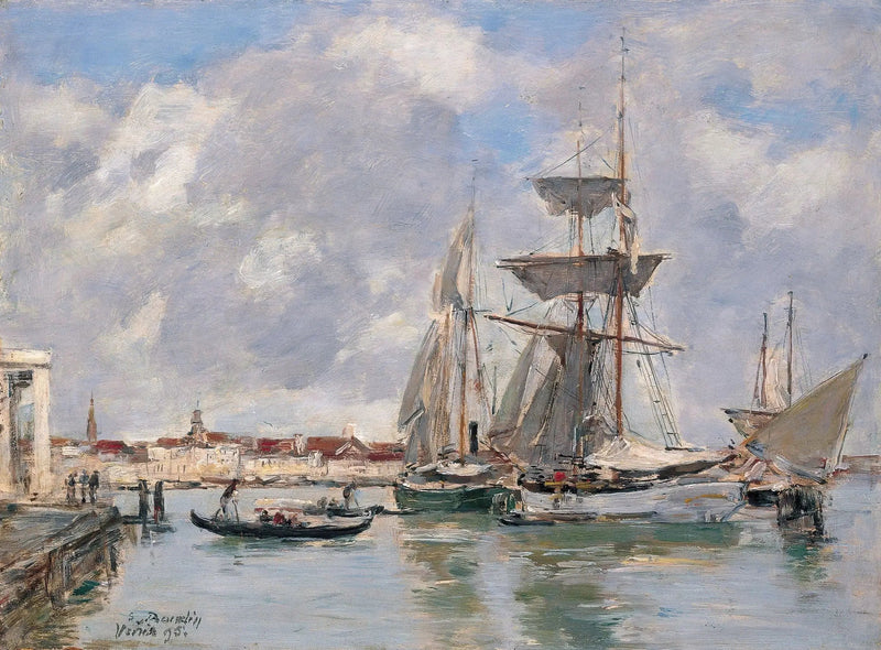 Venezia. Store Kanal - Eugène Boudin