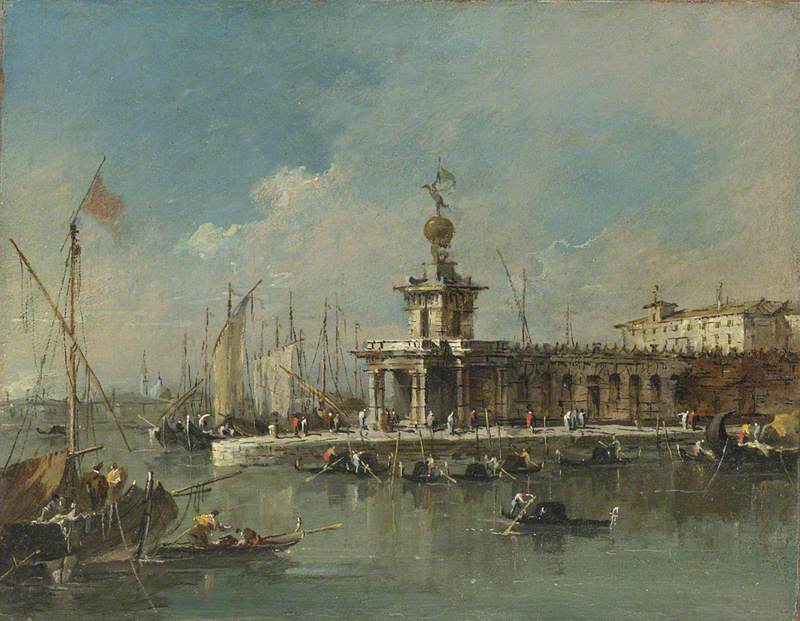 Venezia: La Punta della Dogana - Francesco Guardi
