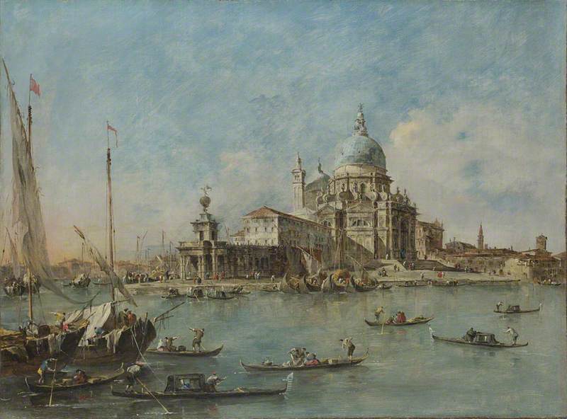 Venezia: La Punta della Dogana - Francesco Guardi