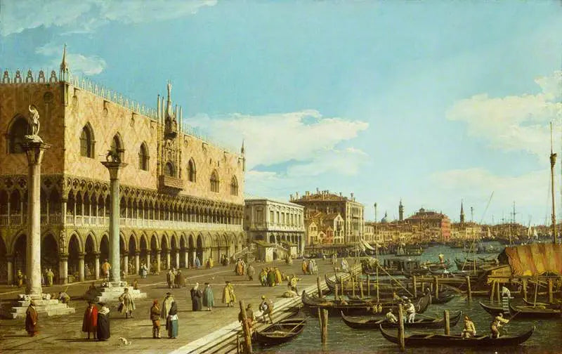 Venise: la Riva degli Schiavoni - Canaletto - Alpha Reproduction