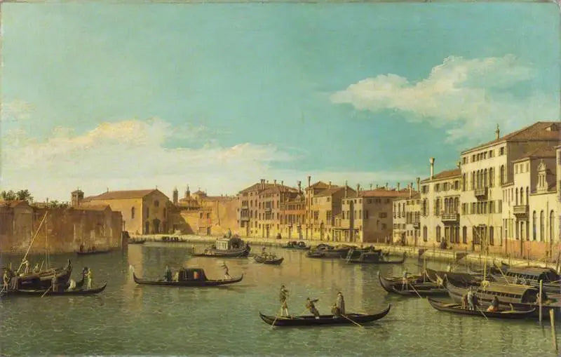 Venise: le canal de Santa Chiara - Canaletto - Alpha Reproduction