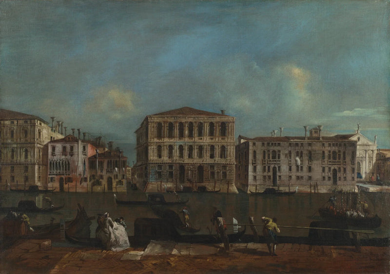 Venezia: Canal Grande med Palazzo Pesaro - Francesco Guardi