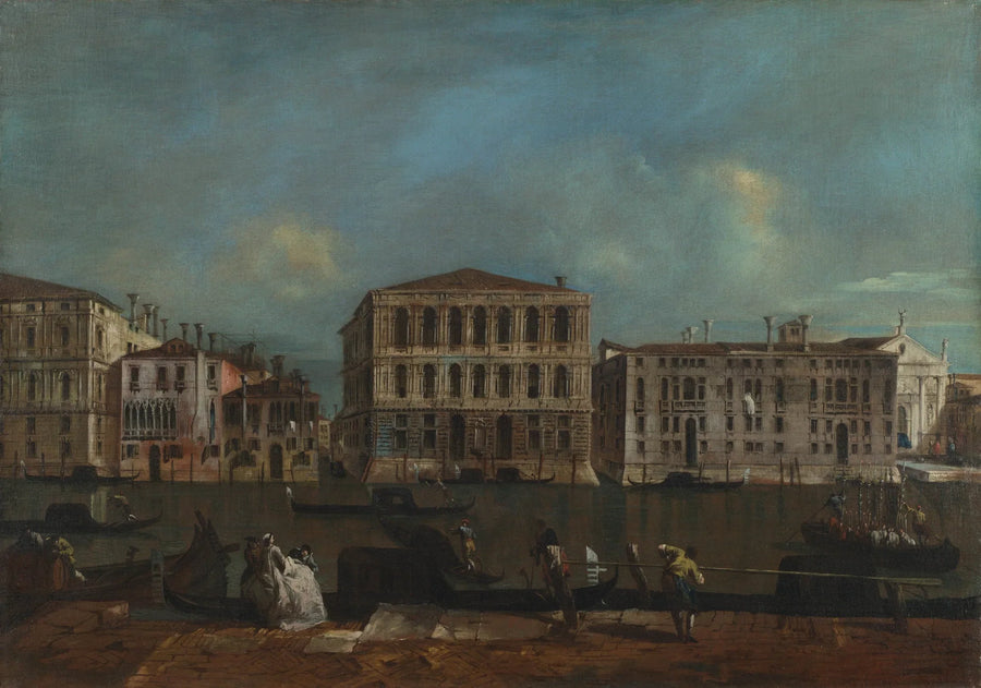 Venezia: Canal Grande med Palazzo Pesaro - Francesco Guardi