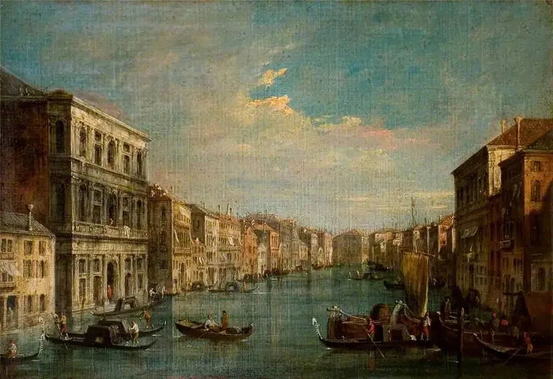 Venezia: Grand Canal sett fra sørvest fra Palazzo Grimani - Canaletto

Source:
Venise : le Grand Canal vu du sud-ouest depuis le Palazzo Grimani - Canaletto