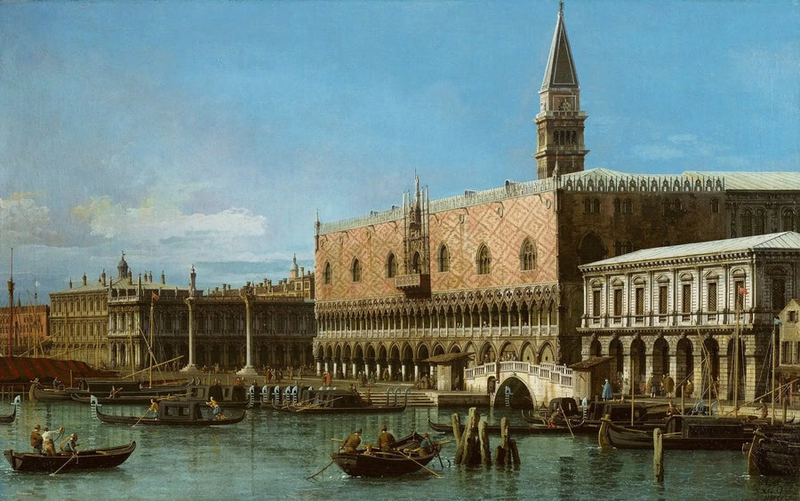 Venezia: Moloen med fengslene og Dogepalasset - Canaletto

Source:
Venise : le Môle avec les prisons et le palais du Doge - Canaletto