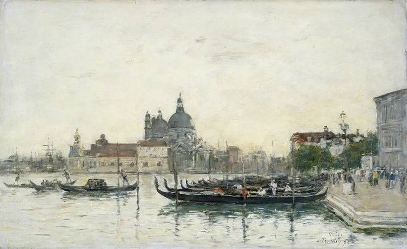 Venezia, Molo - Eugène Boudin