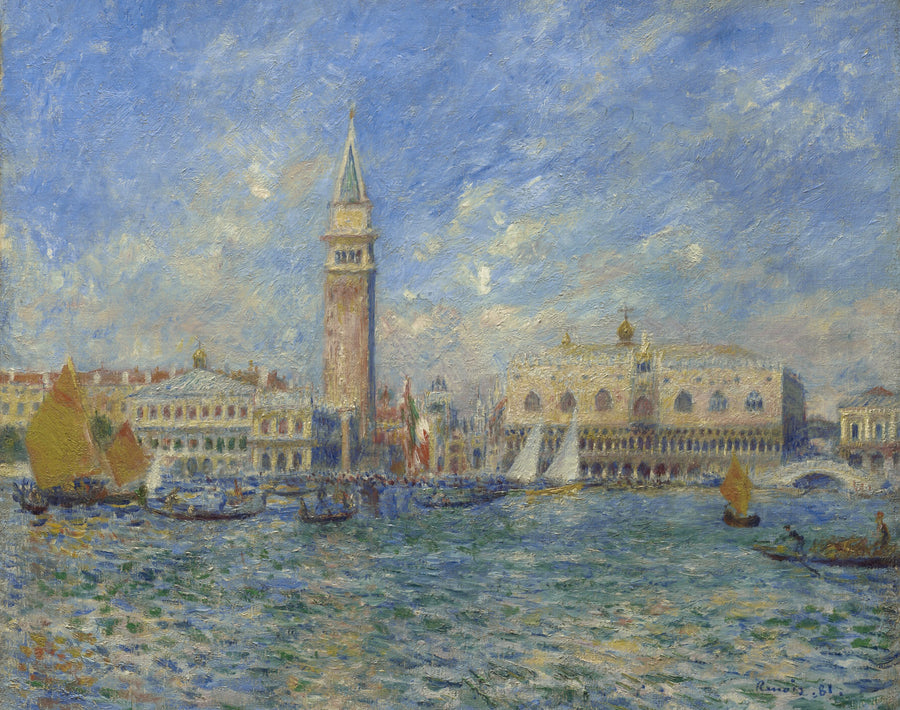 Dogepalasset, Venezia - Pierre-Auguste Renoir