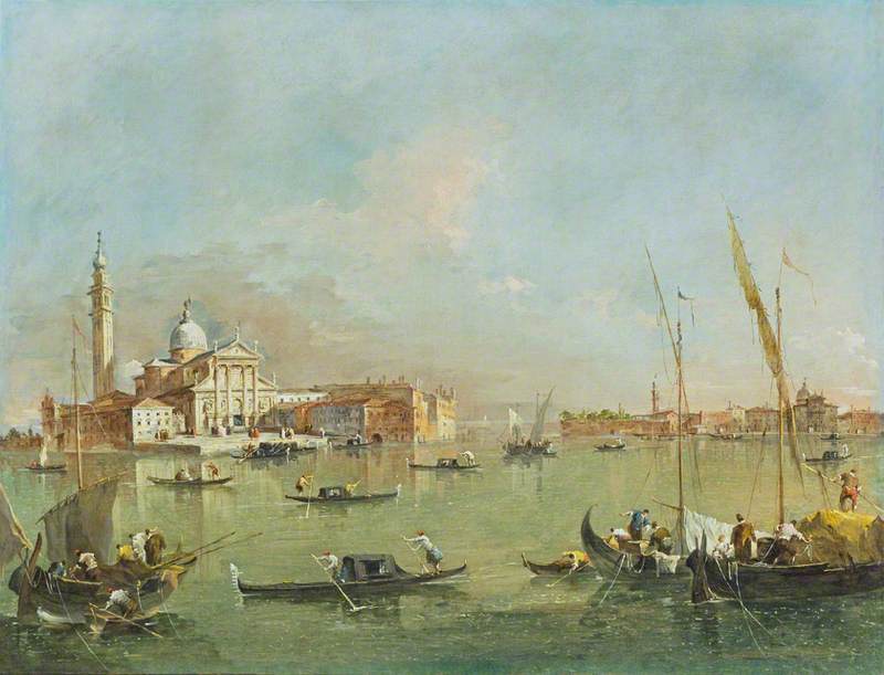 Venezia: San Giorgio Maggiore med Giudecca og Zitelle - Francesco Guardi