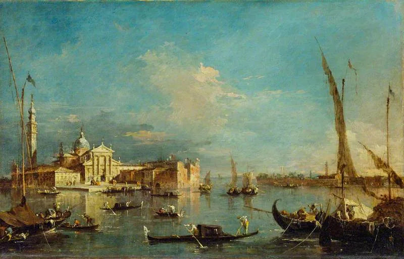 Venezia: San Giorgio Maggiore med Giudecca - Francesco Guardi