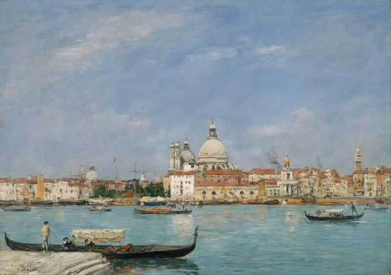 Venezia, Santa Maria della Salute fra San Giorgio - Eugène Boudin