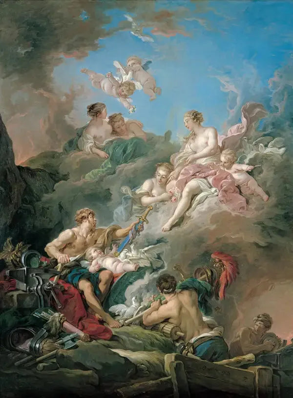 Venus ved Vulcains smie - François Boucher