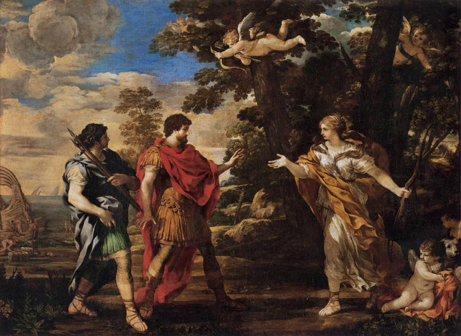 Venus som viser seg for Eneas - Pietro da Cortona