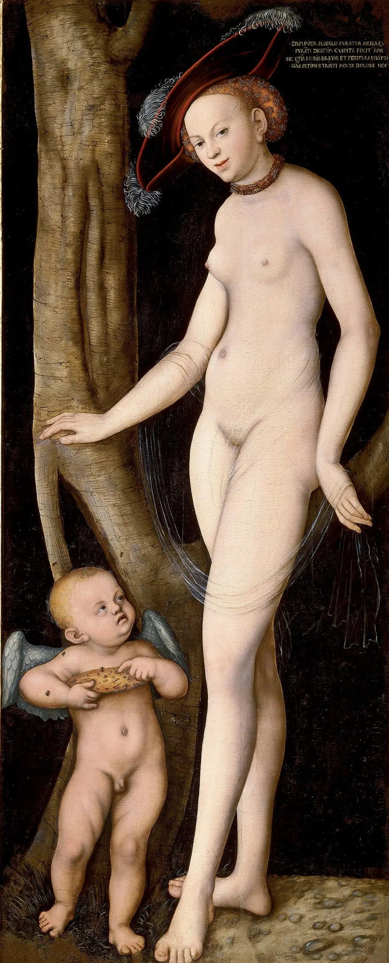 Venus med Cupido som stjeler honning - Lucas Cranach den eldre