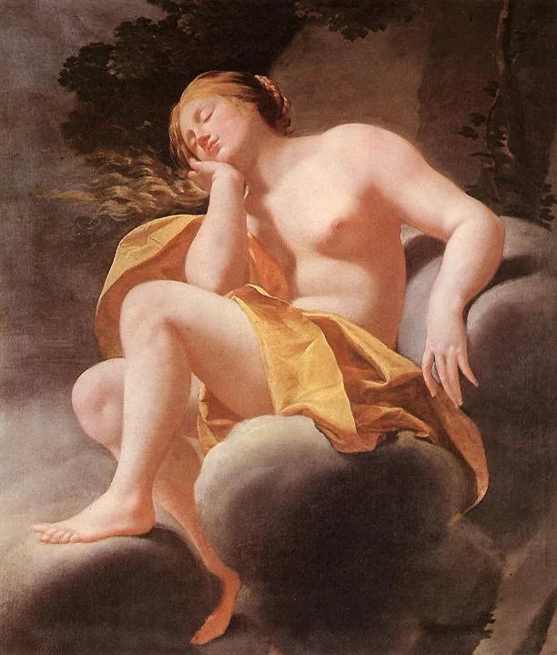 Sovende Venus på skyene - Simon Vouet