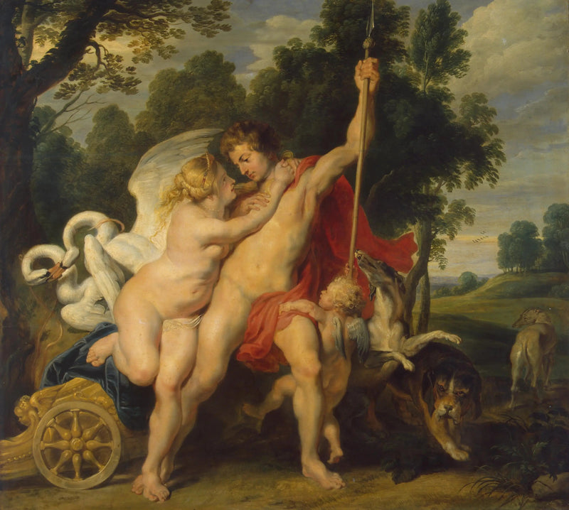 Venus og Adonis - Peter Paul Rubens