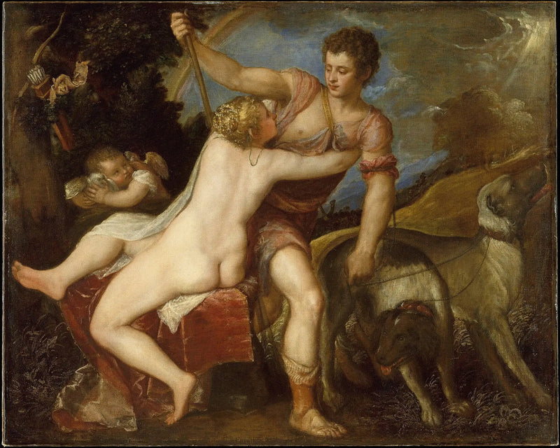 Venus og Adonis - Titian