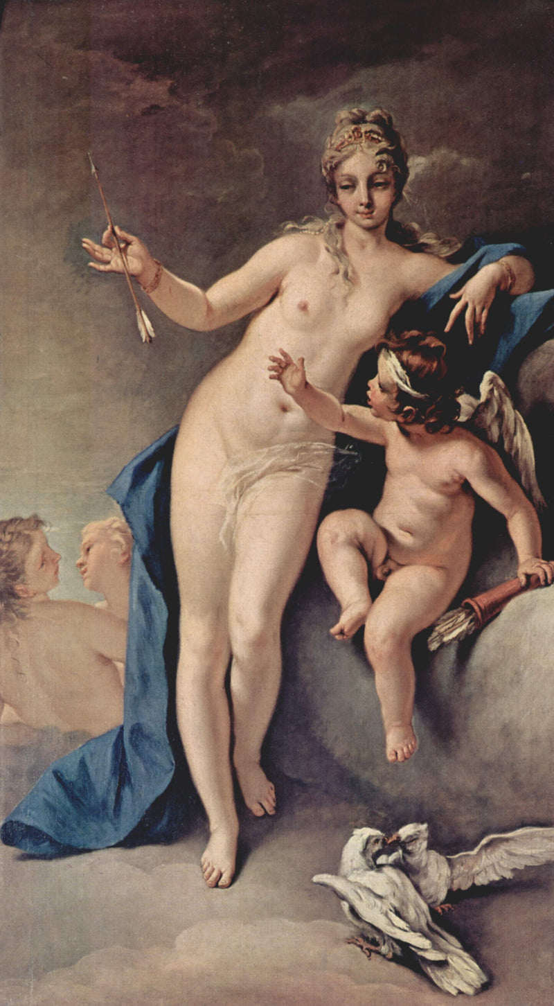 Venus og Kjærlighet - Sebastiano Ricci