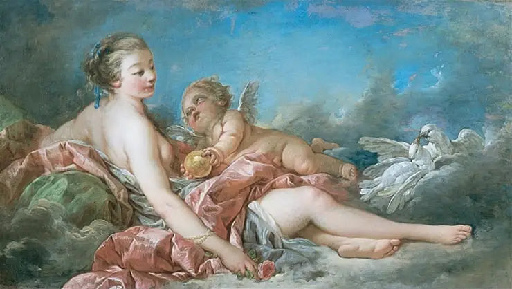 Venus og Kupid - François Boucher