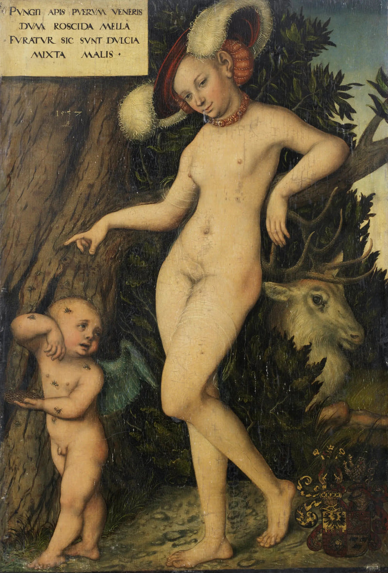 Venus og Cupido - Lucas Cranach den eldre
