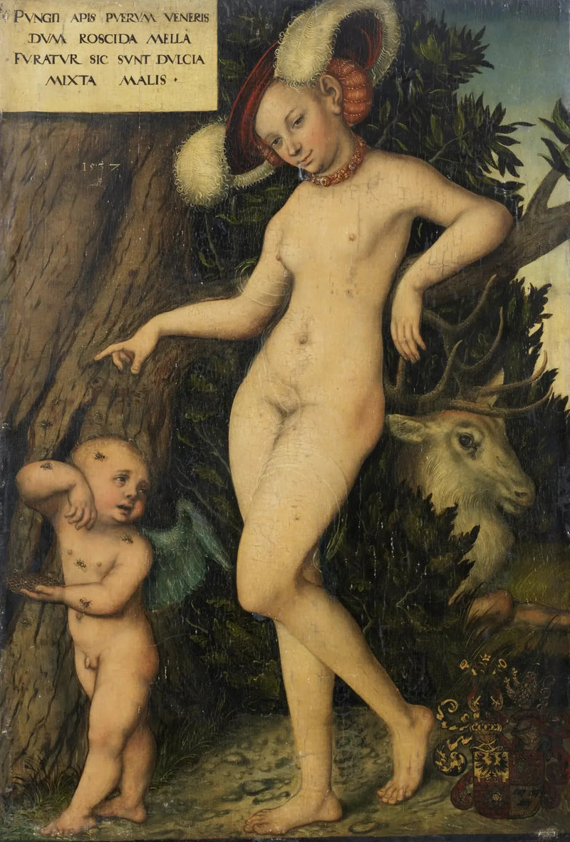 Venus og Cupido - Lucas Cranach den eldre