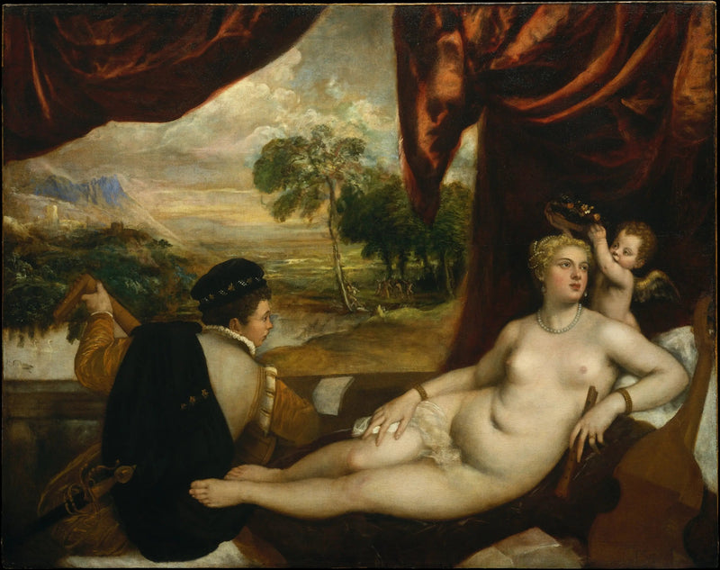 Venus og luttspilleren - Titian