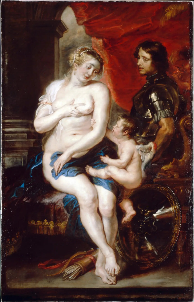 Venus, Mars og Cupido - Peter Paul Rubens