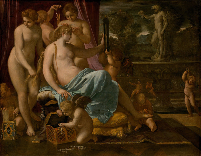 Venus pyntet av de Gracie - Annibale Carracci