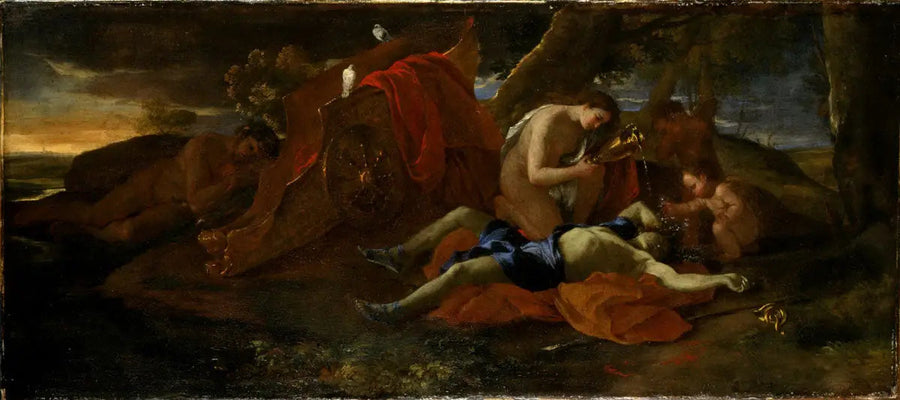 Våken Venus og Adonis - Nicolas Poussin