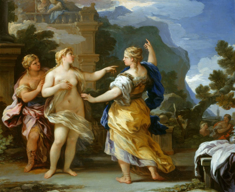 Venus straffer Psyche med en flekk - Luca Giordano