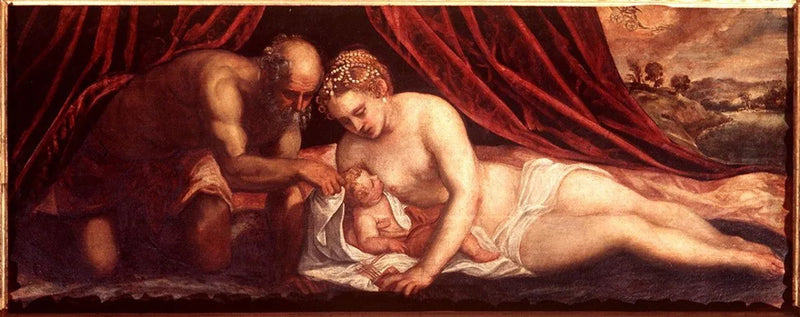 Venus, Vulcan og Cupido - Jacopo Tintoretto