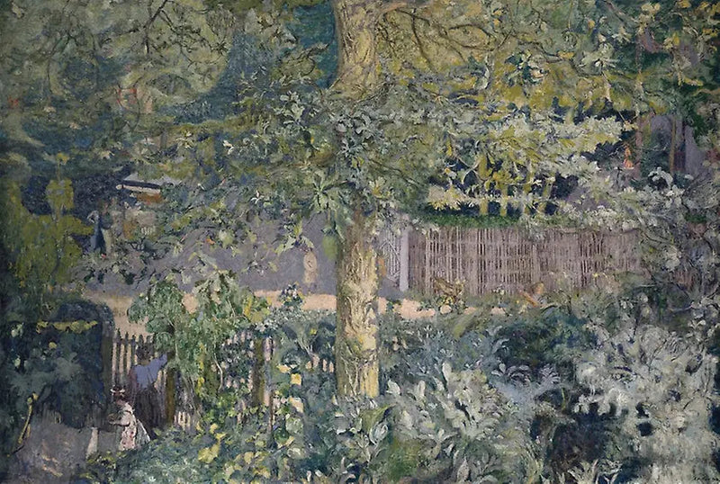 Grønnsaker (Bladverk. Eik og fruktforhandler) - Édouard Vuillard