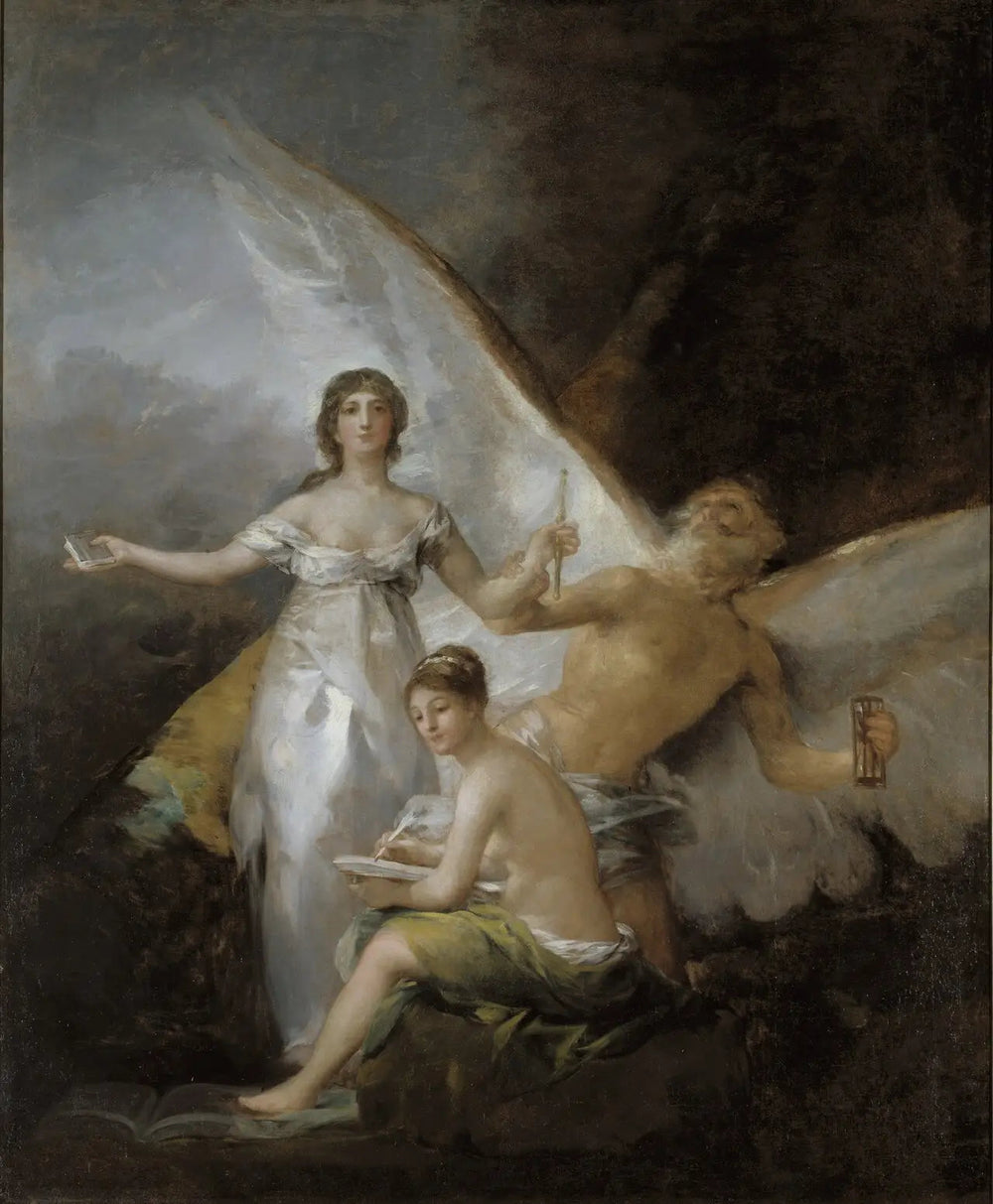 Vérité, le Temps et l'Histoire - Francisco de Goya image 1 reproduction d’œuvre d’art à l’huile