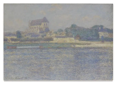 Reproduction du tableau « Vernon, soleil - Claude Monet » par Alpha Reproduction en peinture à l’huile