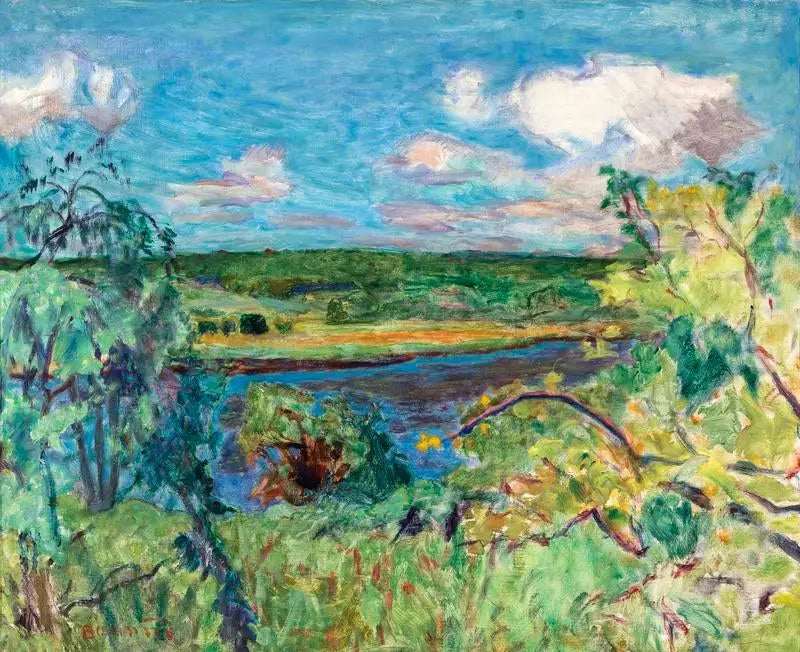 Vernonnet, landskap nær Giverny - Pierre Bonnard