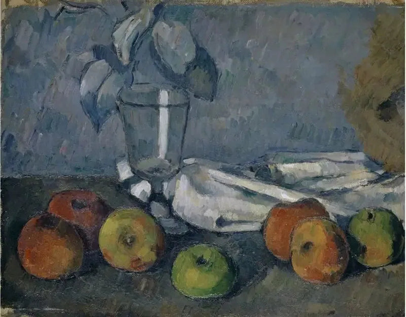 Glass og epler - Paul Cézanne