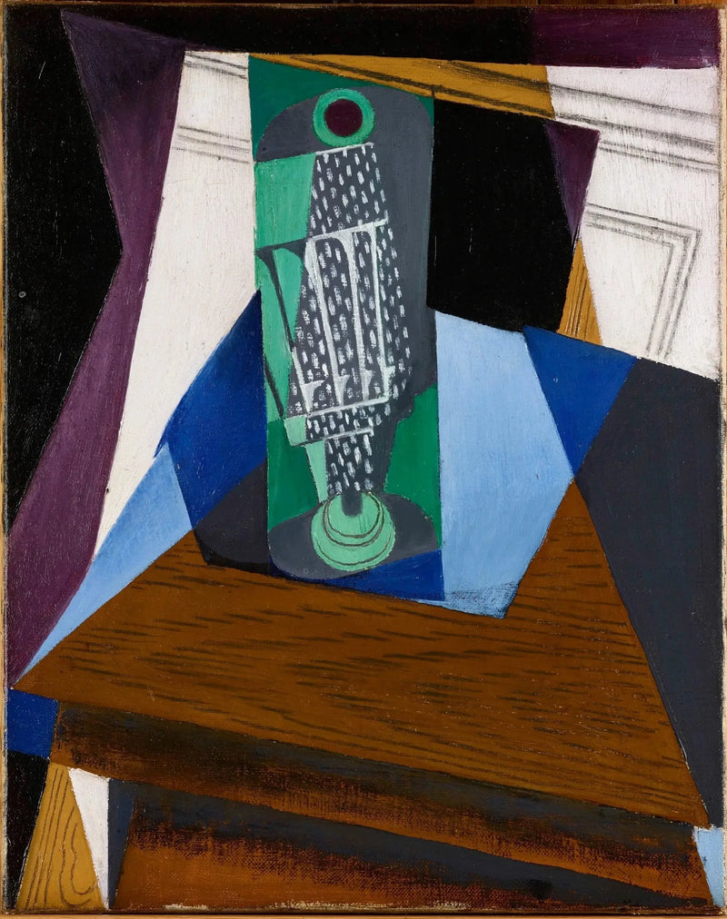 Glass på et bord - Juan Gris